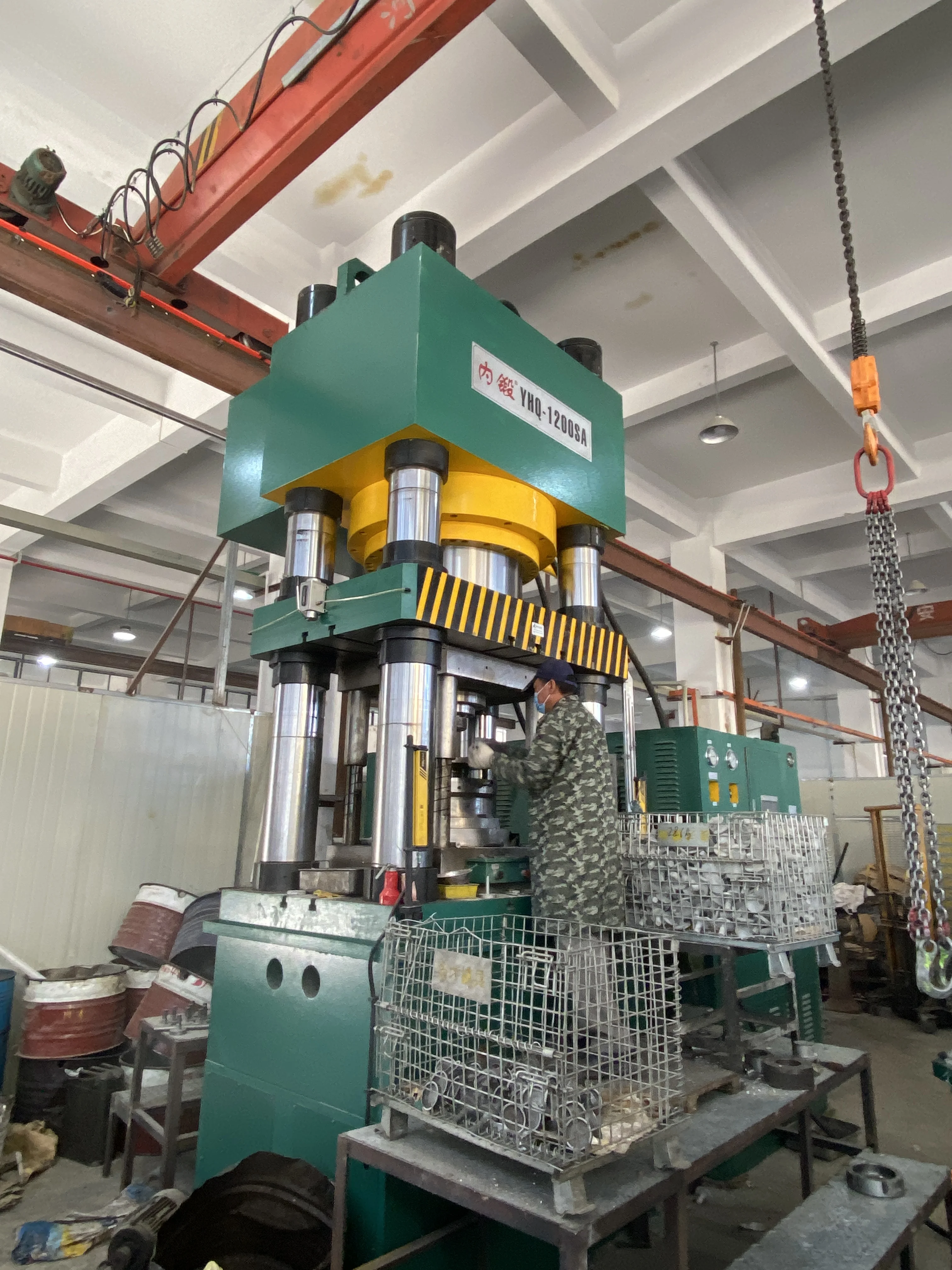 Hydraulic Pressing Machine For Making Aluminum Pots 500 Ton Hydraulic Press From NEI DUAN