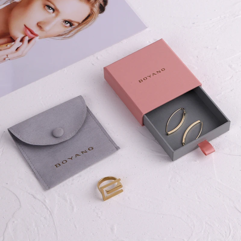 Custom logo Luxury Printed High Quality Clear Chain Box Jewelry Storage Packaging Necklace Gift Box