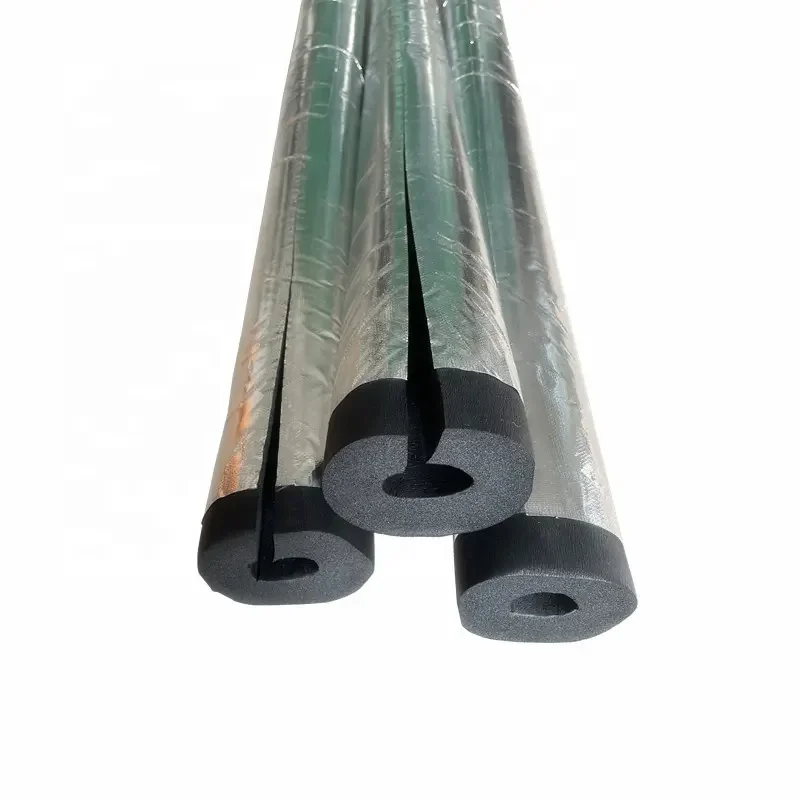 Flexible Elastomeric Closed Cell Tube Rubber Foam Insulation Pipe For Air Conditioning