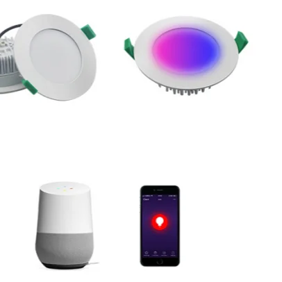 Support Alexa google home smart voice control 7W downlight wifi smart 12W led spotlight Intelligent voice downlight