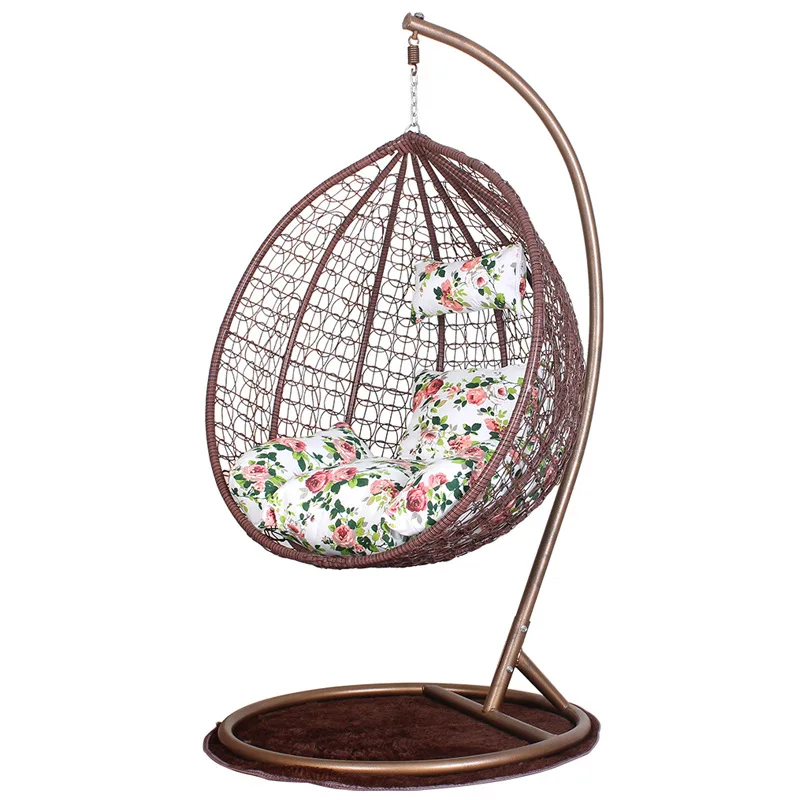 reasonable price garden waterproof patio furniture droplet shape hanging chair rocking patio outdoor swing egg