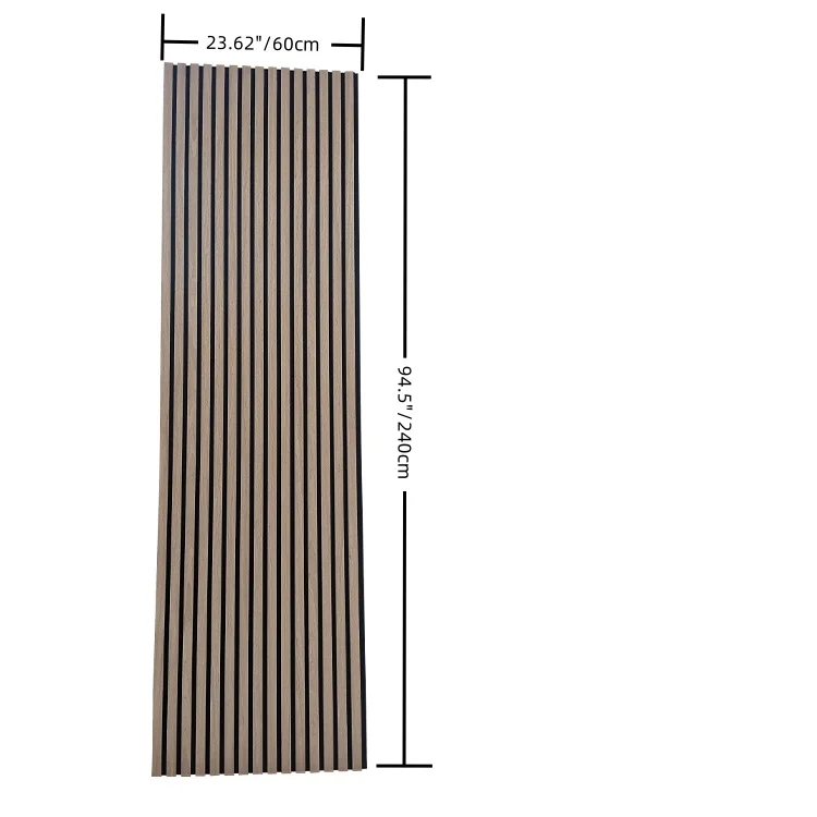 Akupanel Anti Noise Sound Isolate Insulation Blocking Absorption Soundproof Board Wood Acoustic Slat Wall Panels