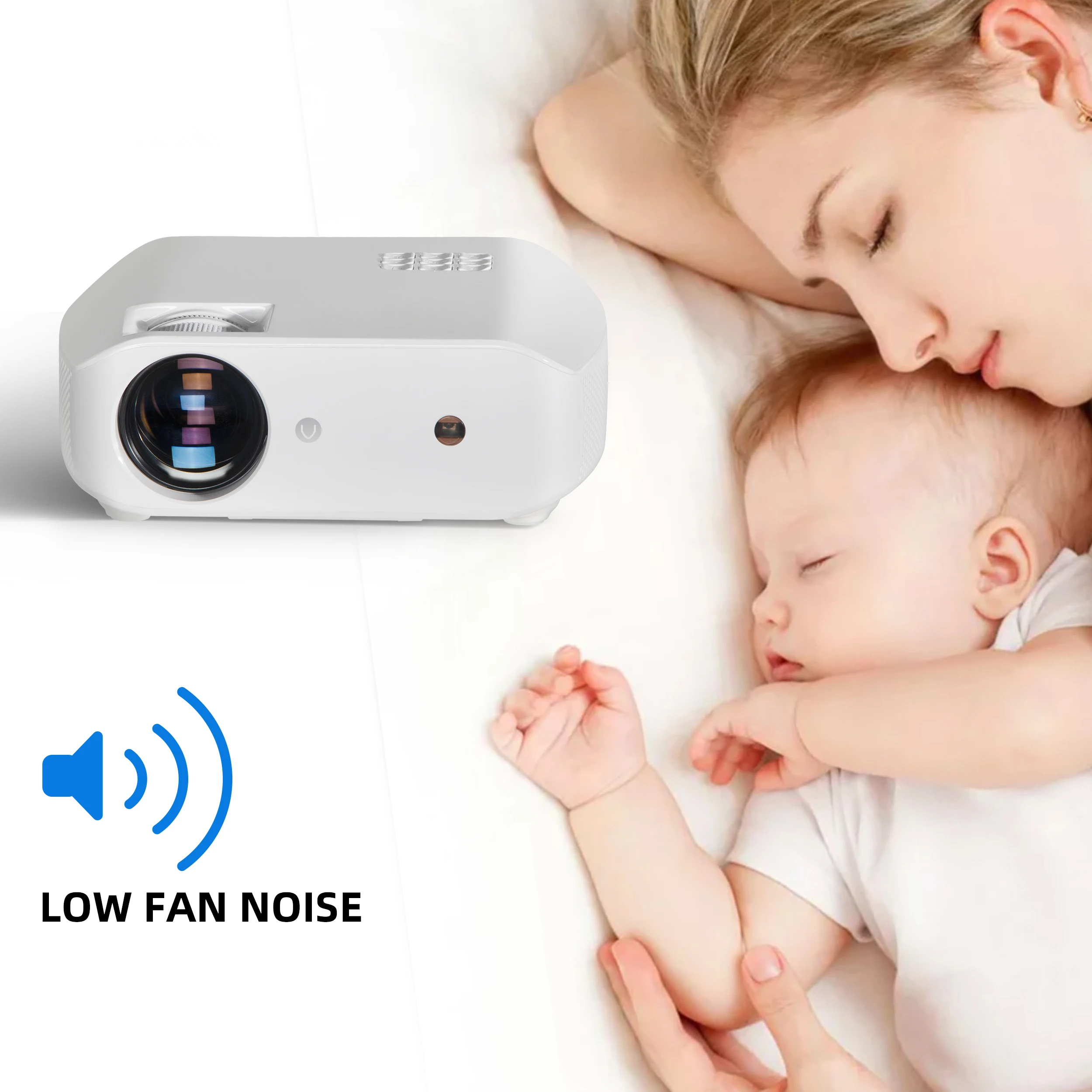 
VIVIBRIGHT hot F10 micro mirroring projector 720p 2800 lumens LCD outdoor video mapping full HD projector 