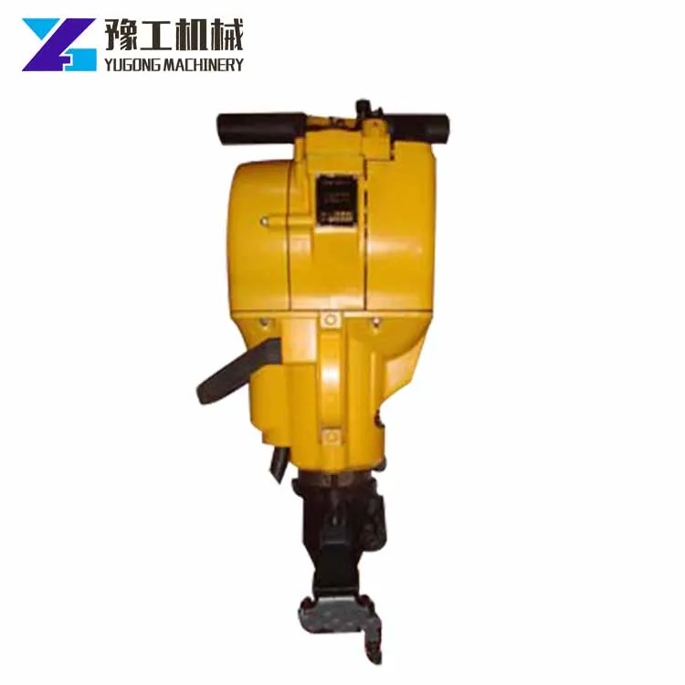 Portable hand held low noise manual mine air leg jack hammer pneumatic jackleg rock drill