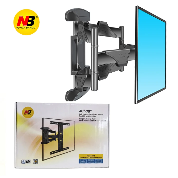
north bayou NB P5 32-70 Inch Full Motion Swivel Tilt Stand TV Mount 