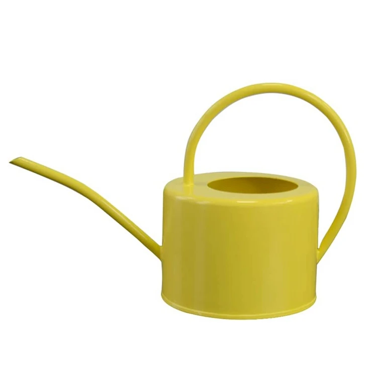 custom wholesale various colors galvanized steel metal 1L garden watering can