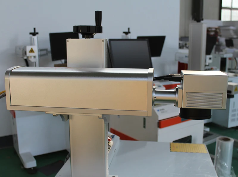 low price factory fiber laser marking machine 20w for with rotary