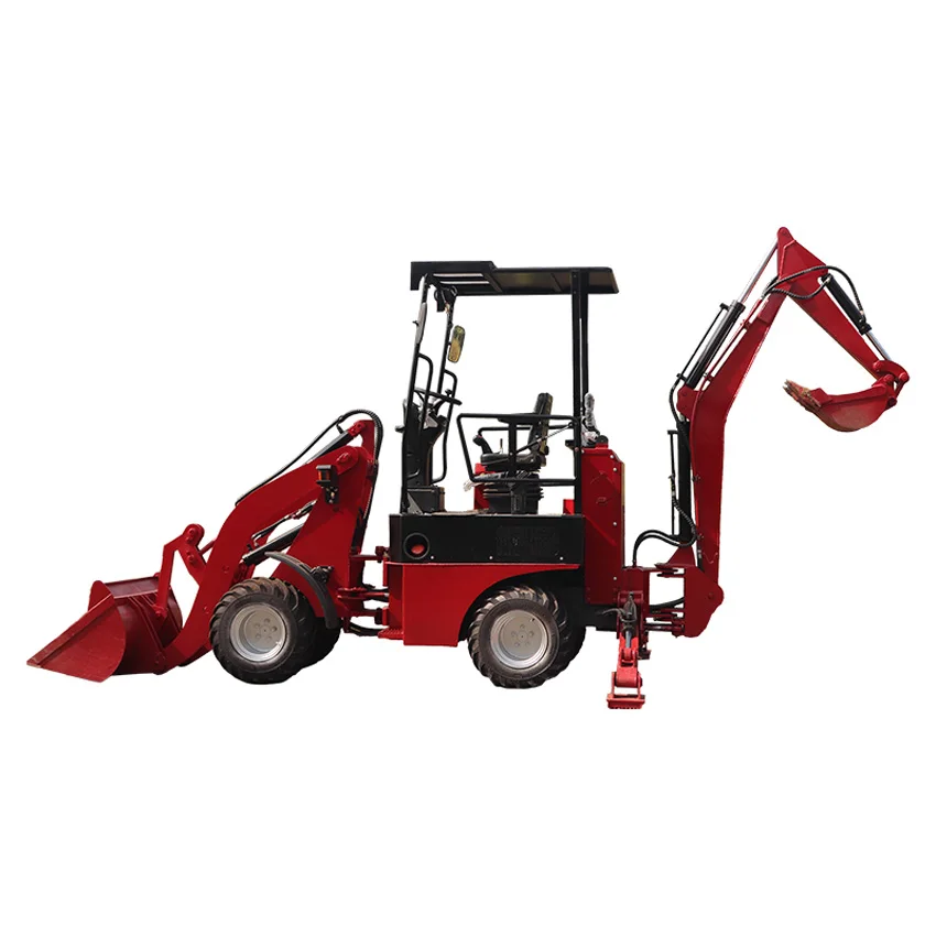 Mini Backhoe Tractor With Front End Loader Diesel Loader Bearing Backhoe Loader For Sale
