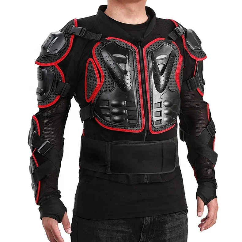 Customizable Riding Safety Protection PE Shell Breathable Motorcycle Body Armor Jacket for Men