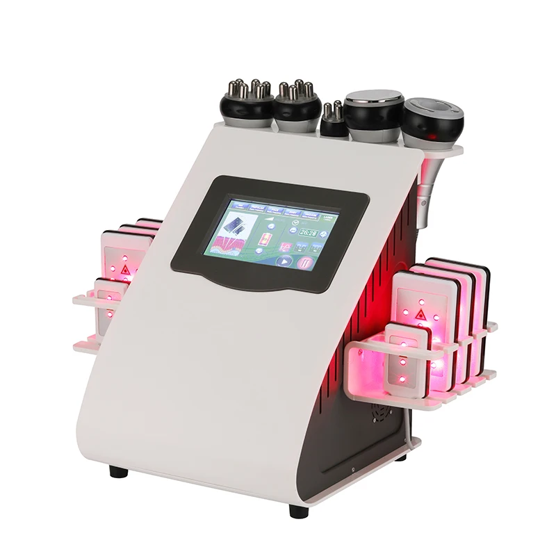 
best 6 in 1 6in1 laser beauty 40K rf body fat lipo vacuum system ultrasound ultrasonic lipolaser slimming cavitation machine 