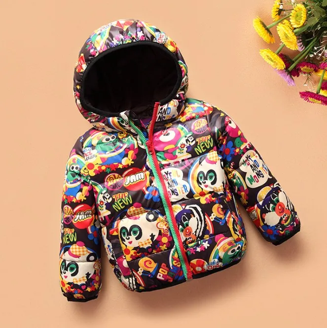 
Winter kids Cotton Coat Baby Hooded coat Infant jacket 