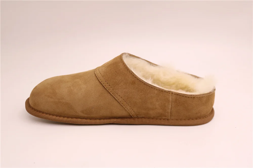 
Winter Real Wool Cute indoor winter heel slippers shoes slippers shoes outdoor women 