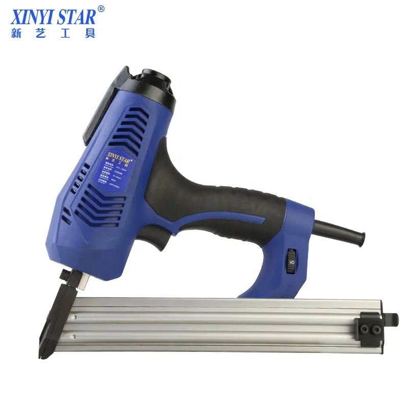 XINYI 20 Degree TX32 DX32 Angled Finish Nailer Electric Nail Gun Solid Wood Floor Stapler