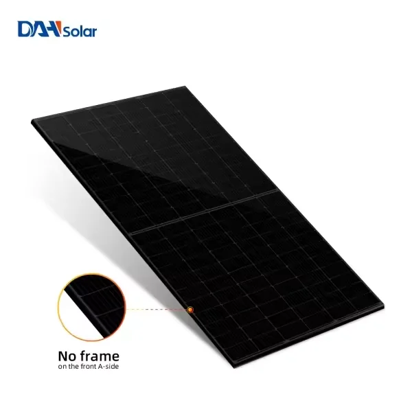Hot Tier 1 half-cell monocrystalline DAH 400w 550w all black solar panels for residential