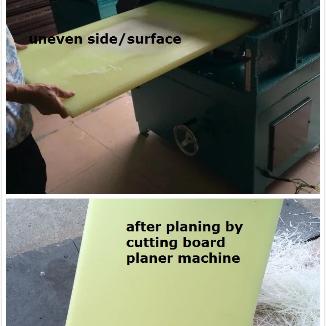 Plastic Cutting Board Planer to plan the used cutting boards in Cafes thickness