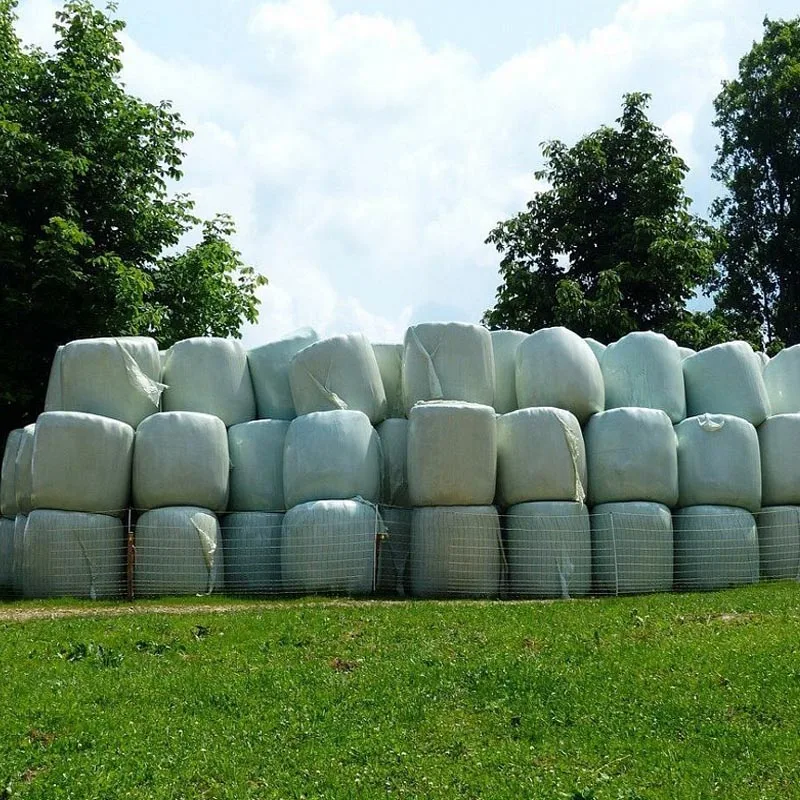 Factory silage stretch film 25 Micron UV 12 month silage poly film bale wrap