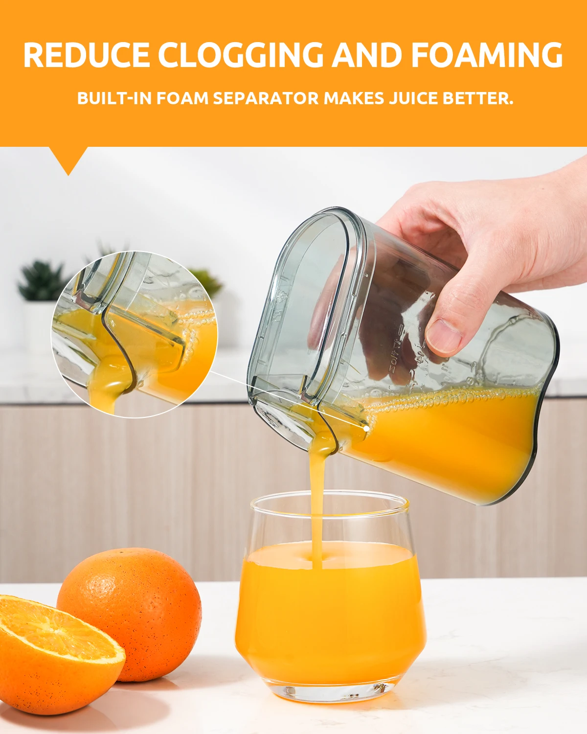 500ml Juice Cup Centrifugal portable juicer electric juicers 1.5l Slag Bucket + Anti-drip Juice Machine