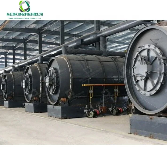 Waste Plastic Pyrolysis To Oil Refining Production Line Plant