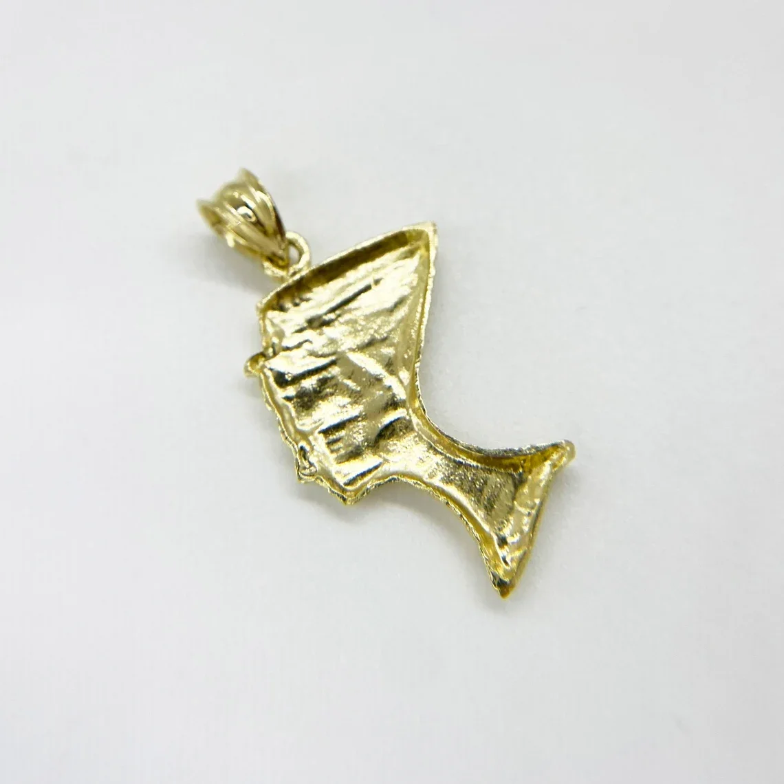 Duyizhao 14k Gold Plated Queen Nefertiti Egyptian Pendant Charm Necklace for Men Women