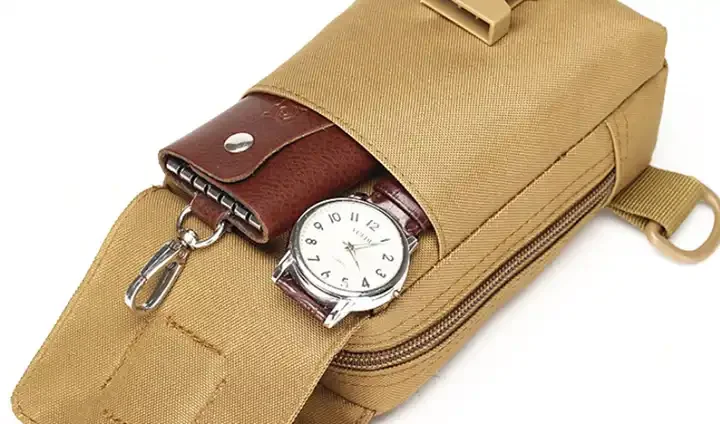 Portable Cell Phone Pouch Camouflage Color Fanny Pack Adjustable Belt Tactical Bag Molle Waist Bag