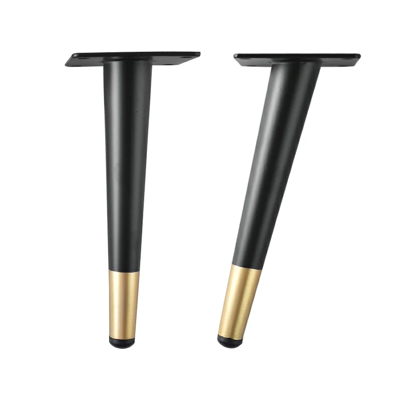 Деревянные ножки для стола Лидер продаж черные мебели конические журнального столика с латунными ножками мебель