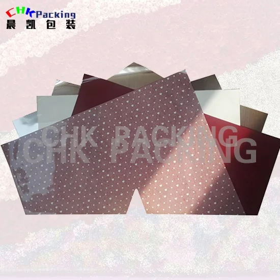 CHK packing bouquet sheets glosy wrapping flower oxford paper materials ready floral sleeves