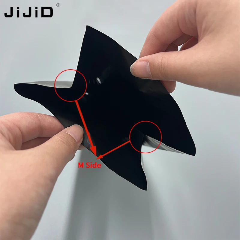 JIJID 100PCS Uv Resistance Pe Polyethylene Black Heavy Duty Plastic Plant Nursery Bag Plastic grow bags for plants