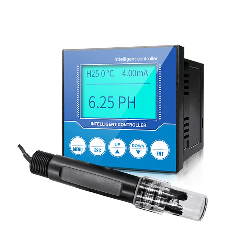 Industrial RS485/4-20mA Online Water Quality PH/ORP Sensor Controller