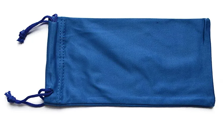 Custom Logo Printed Microfiber  Drawstring Pouch Jewelry Pouch