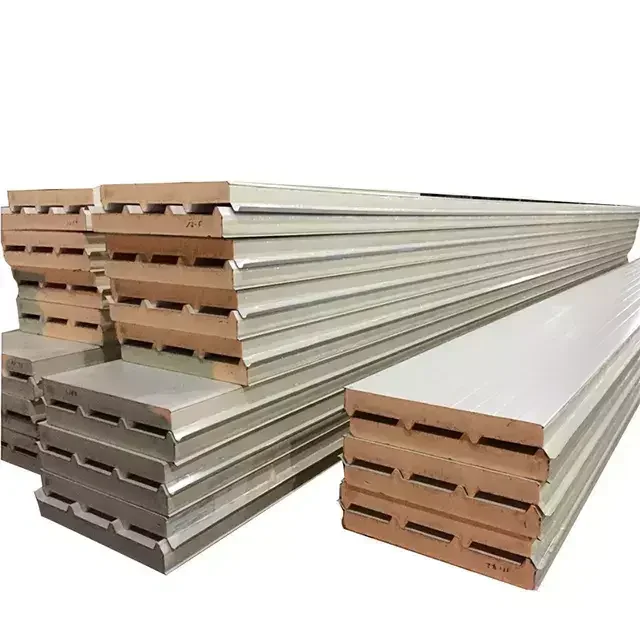 PU Sandwich Panel Fire proof Interior / Exterior Wall Panel decorative heat insulation metal panel