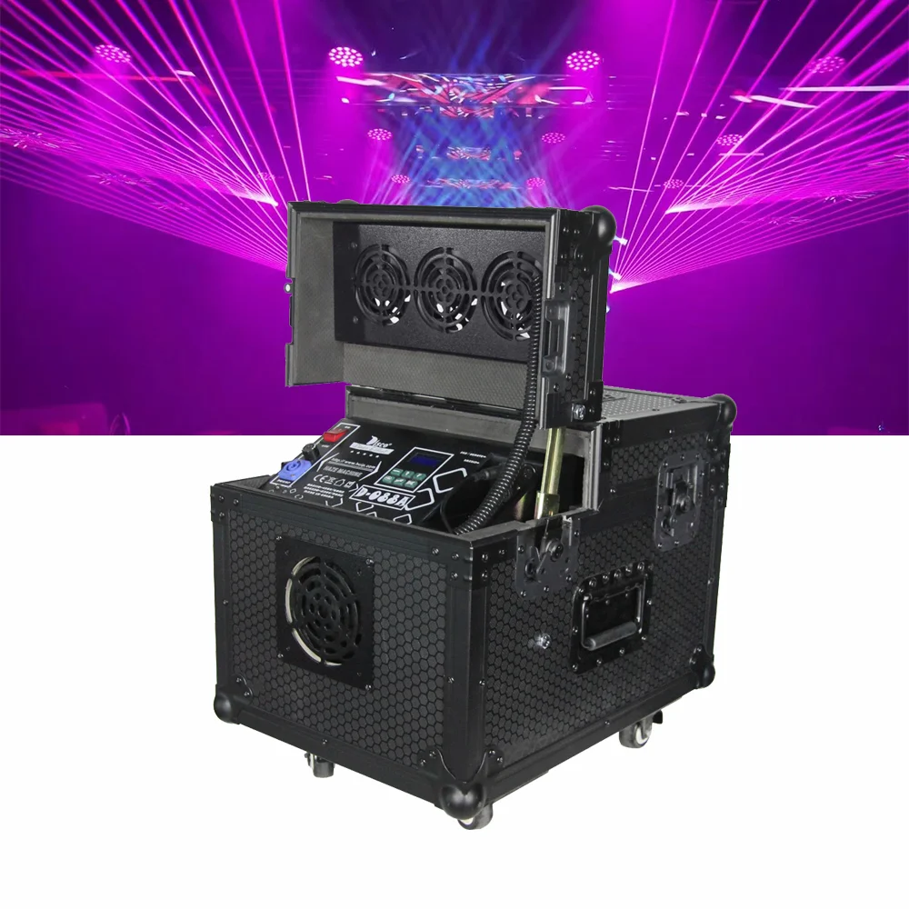 650w oil besed haze machine dual hazer machine fog smoke machine DMX512 with Flight case for bars light show ktv music festivals