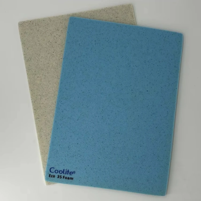 Slappys Coolite Customized Color Recovery Eco 35 Pu foam sheet for sports and leisure shoes