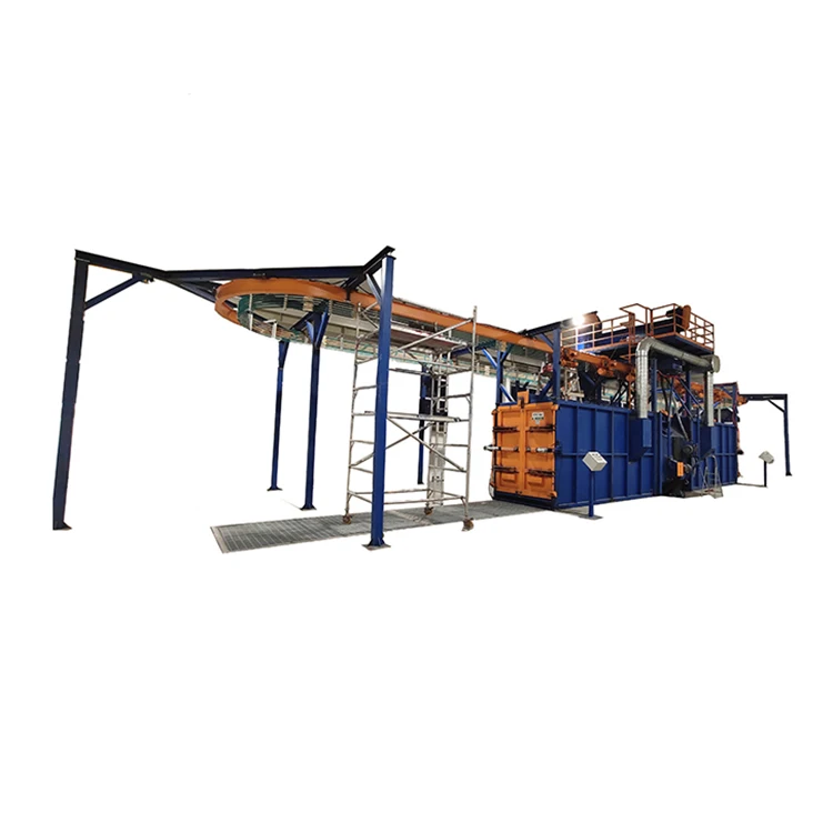 
the price of hanging chain shot blasting machine 