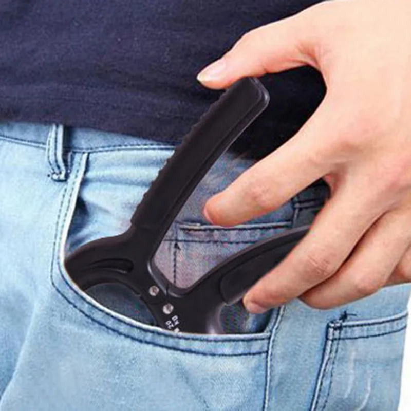 
R-Shape Adjustable Hand Grip Sports Strength Countable Exercise Strengthener Gripper Spring Finger Pinch Carpal Expander 