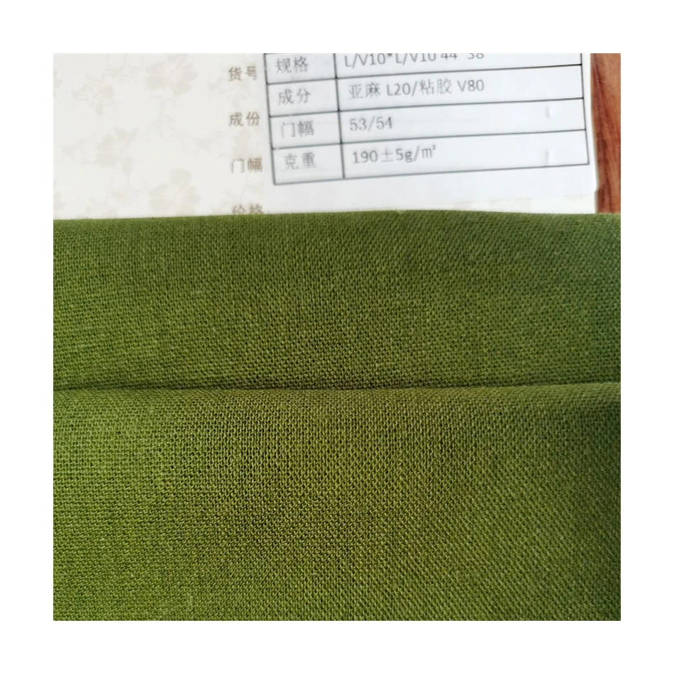 Very Good Hot Sale Multiple Colour Lightweight And Breathable Cotton Linen Fabric Blend