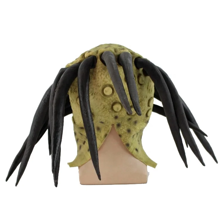 Scary Halloween Alien Predator Full Head Latex Mask Halloween Adults Horror Cosplay Masks Party Masks