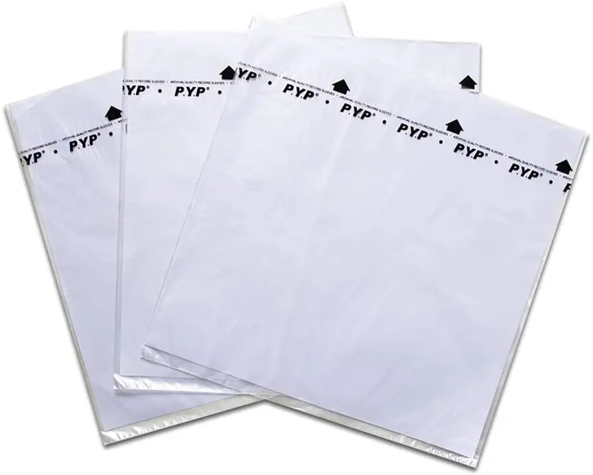 Eco-friendly 3 Ply Anti-Static Rice Paper Vinyl Record Inner Sleeves for 33RPM Protect Your LP Collection