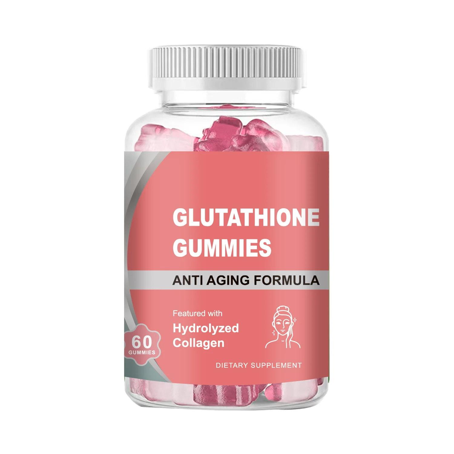 Hot Selling OEM ODM Contain 30mg Collagen Supplement  Collagen Gummies  Whitening Skin Soft Candy for Adult