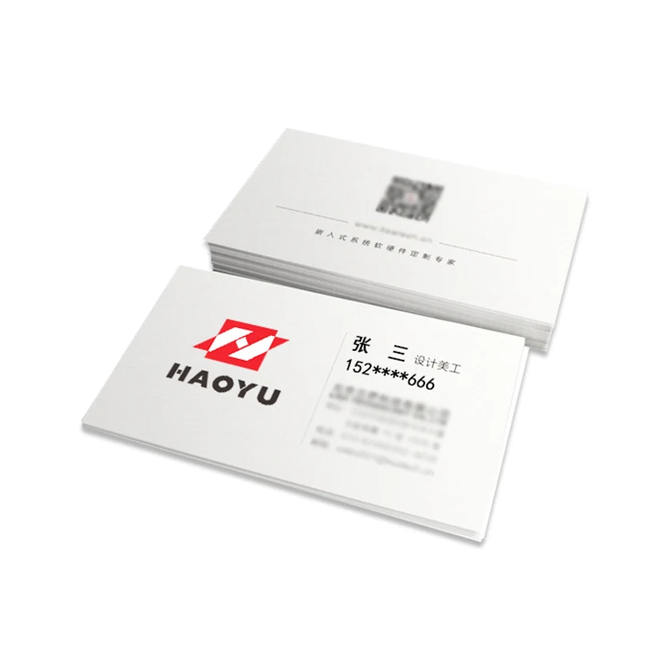 Custom Printed Clear Plastic Pvc Business Cards Printing