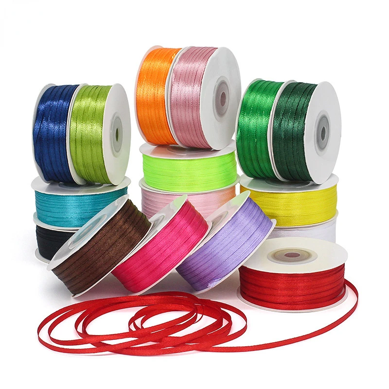 3mm-70mm double-sided ribbon bookmark  Solid Grosgrain Ribbon 196 Colors Available in Stock