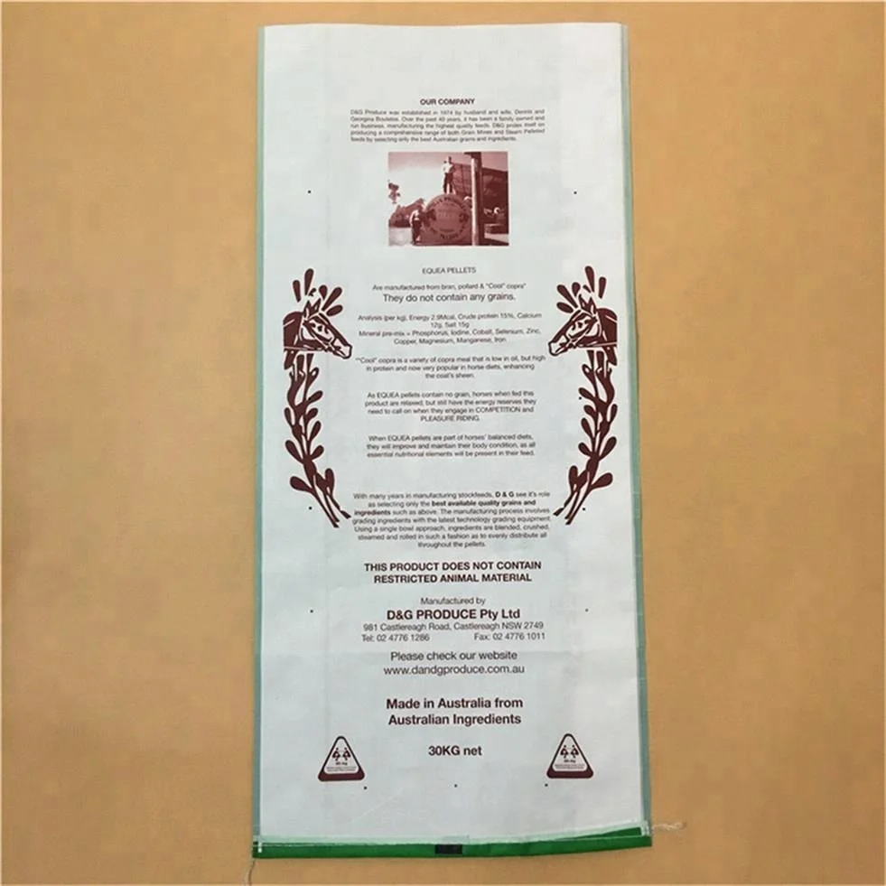 Cheap Price 10kg 25kg Polypropylene PP Woven Fertilizer Bag 50kg Oil Sunflower Seed Rice BOPP Laminated Food Package Sack