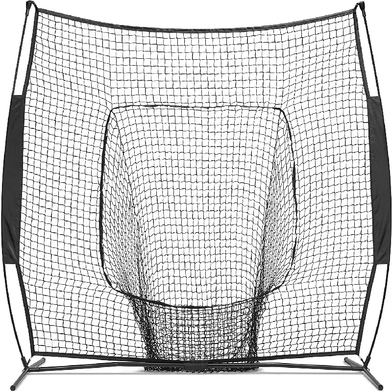 Professional Portable Adult Child Baseball Softball Training Nets 7*7 Made of PU Polyester Custom Logo Batting Practice