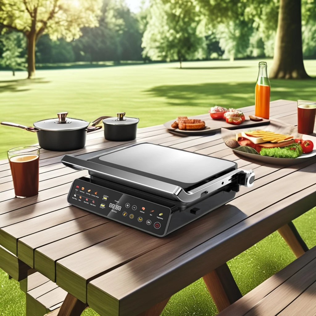 High Quality Electric Contact Grill Machine Smokeless Indoor Barbecue Grill for Kitchen for Family Parties Factory Price