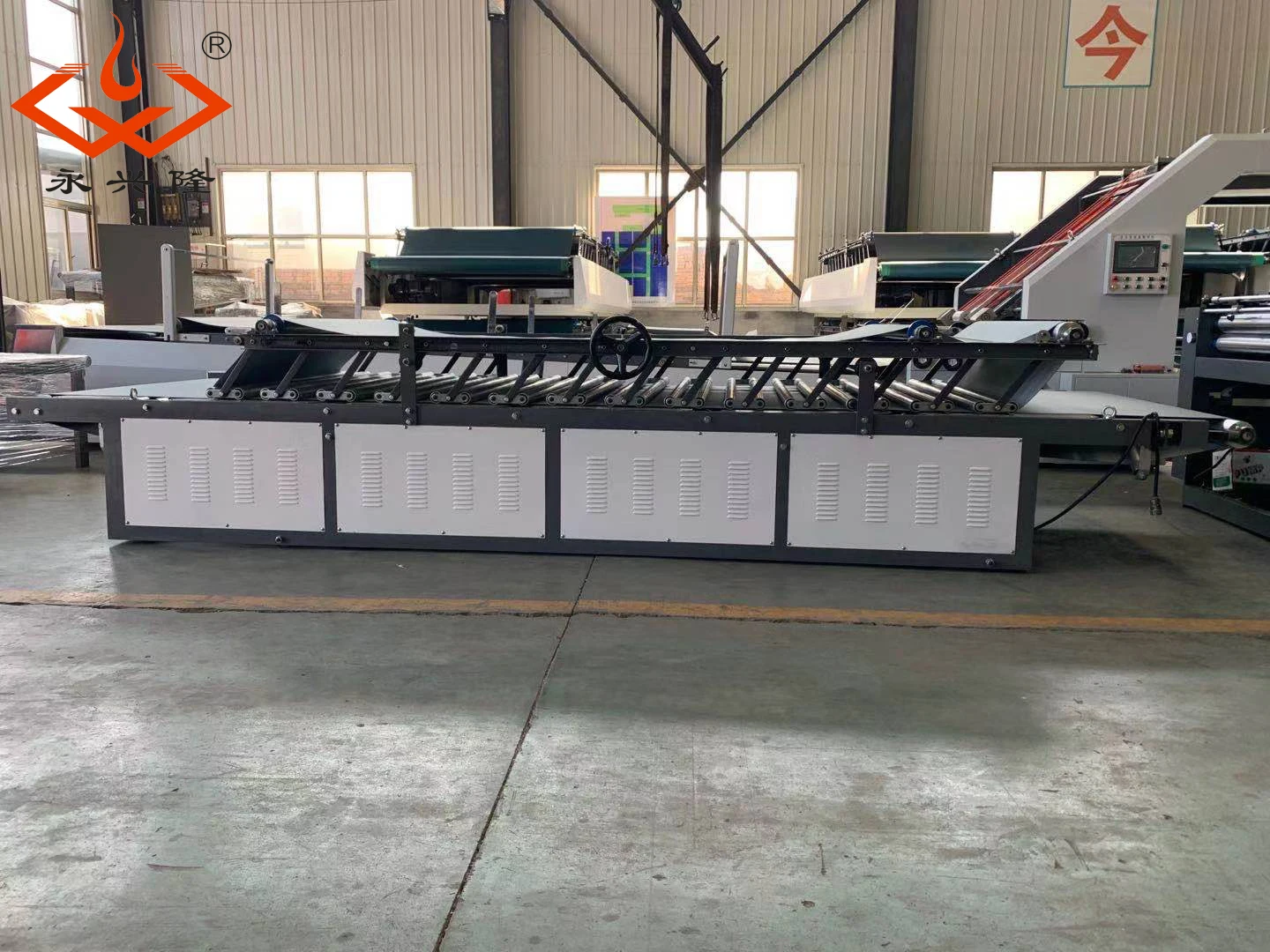 Corrugated Paperboard Laminate Making Machine Flute Paper Laminating