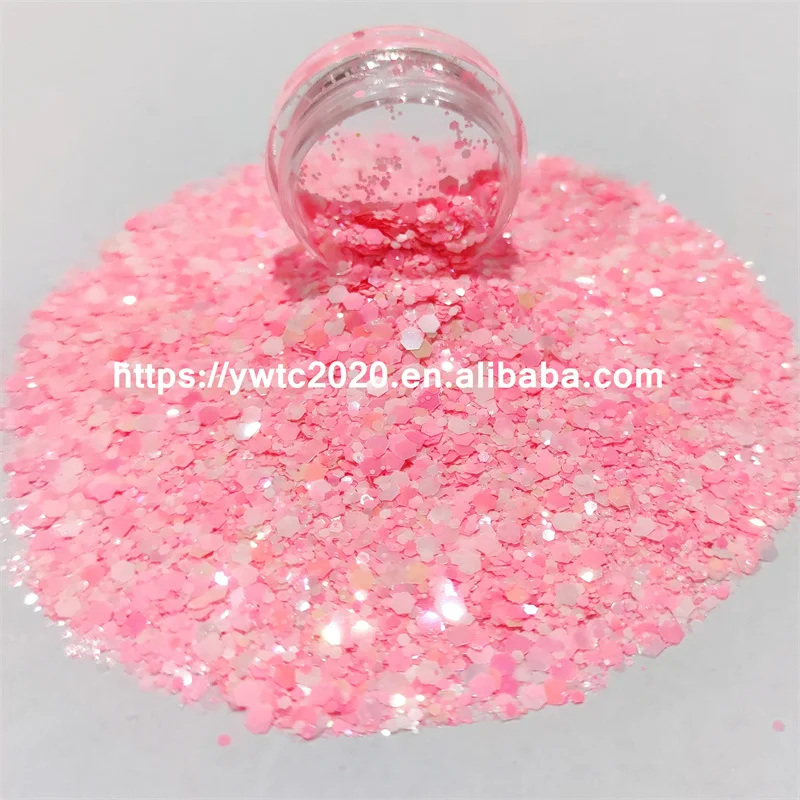 New Popular Nail Art Polarized Dream Colorful Edelweiss Brocade Powder Nail Sequins Decorations Nail Glitter Makeupr