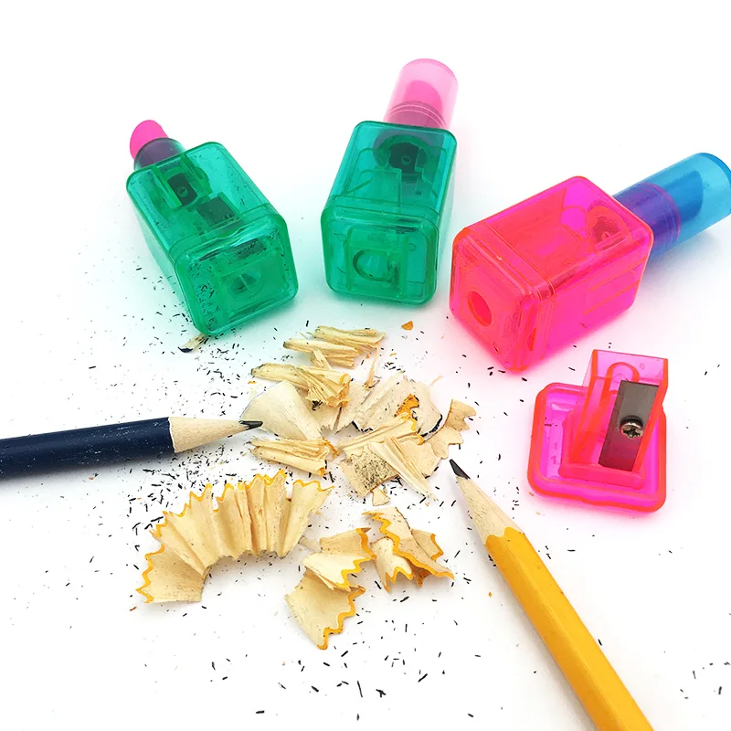 Топовая точилка для лака для ногтей RAINBOW CH271 с ластиком, забавный подарок, детская точилка для карандашей, отлично работает!