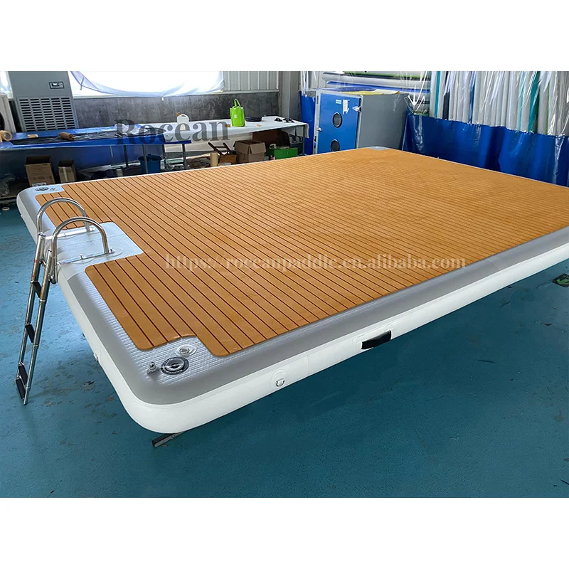 Hot sale Isola Galleggiante Dock Gonfiabile Diy Water Floating Mat Jetski Inflatable