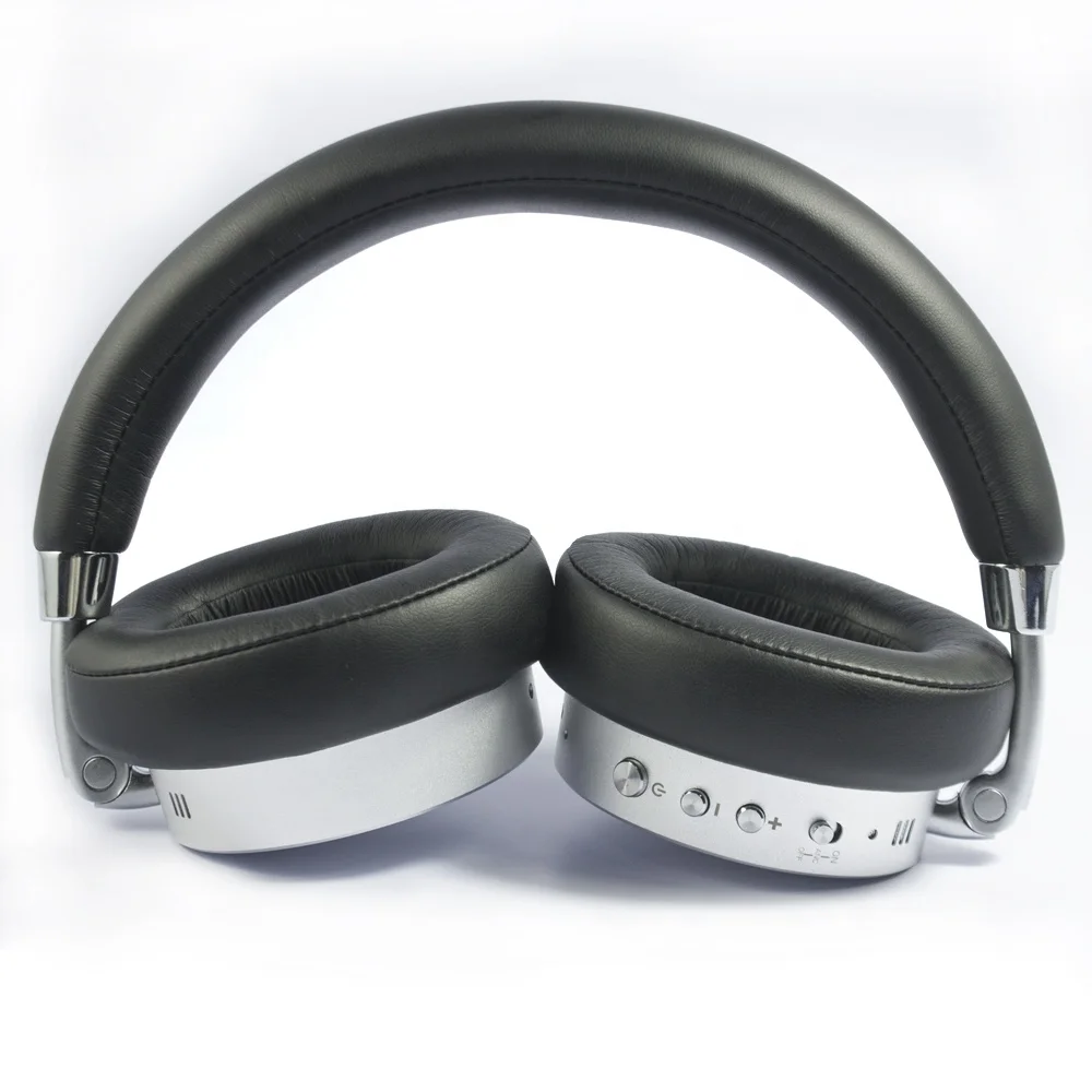 Активные шумоподавляющие bluetooth-наушники с Hi-Fi глубокими басами