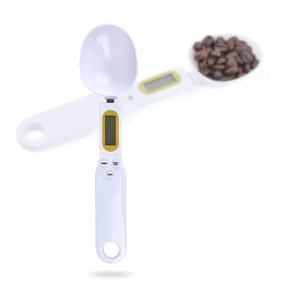 0.5Kg/0.1g Portable LCD USB Electronic Kitchen Food Coffee Measuring Digital Spoon Weighing Scale