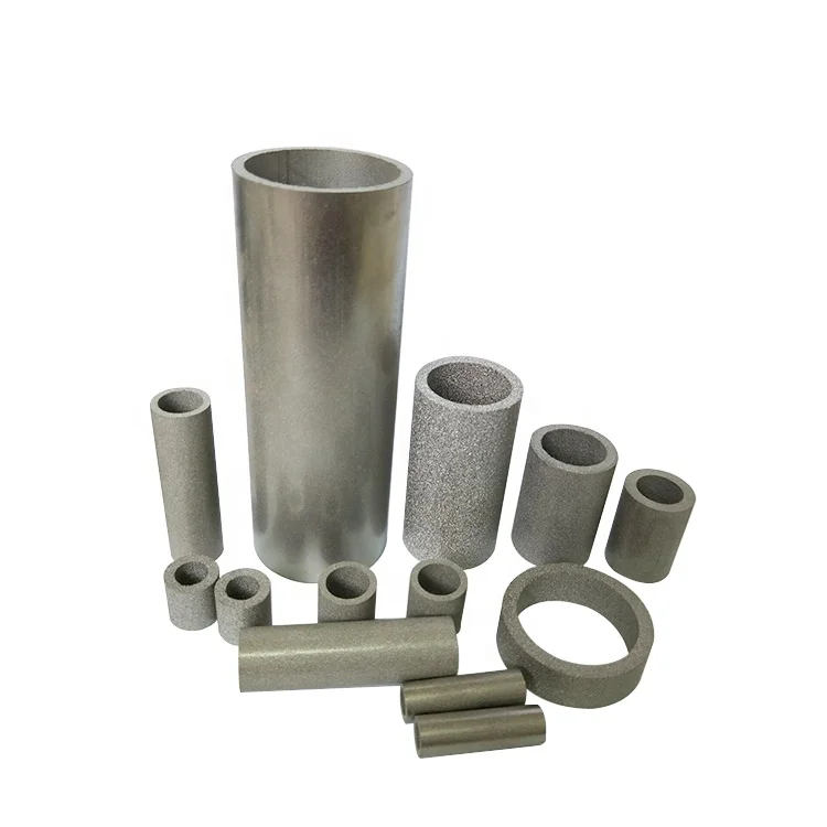 0.5-100 micron ss sintered type filter10 inch porous powder sintered tube